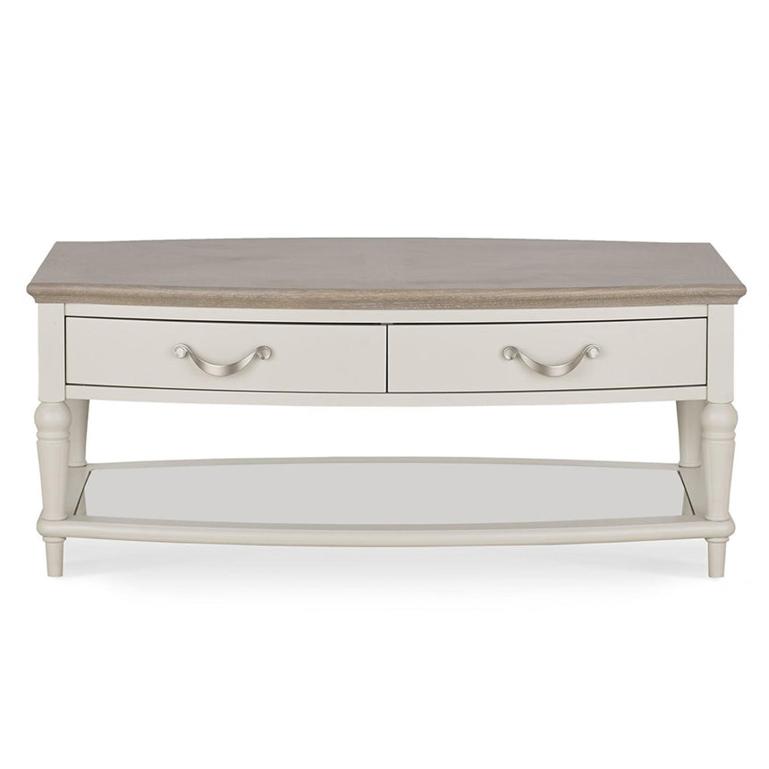 Bentley Designs Montreux Grey Washed Oak and Soft Grey Coffee Table with Drawer-3