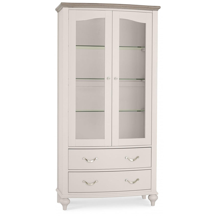 Bentley Designs Montreux Grey Washed Oak and Soft Grey Display Unit-3