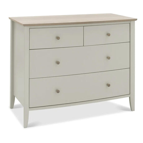 Bentley Designs Whitby Scandi Oak and Soft Grey 2+2 Drawer Chest-2