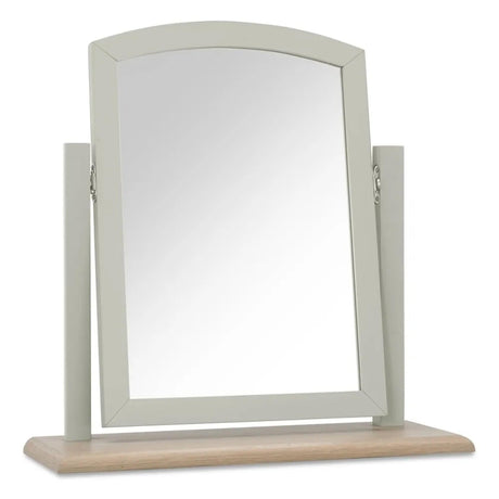 Bentley Designs Whitby Scandi Oak and Soft Grey Vanity Mirror-2