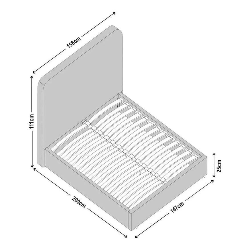 Ashby Beige Fabric Bed-8