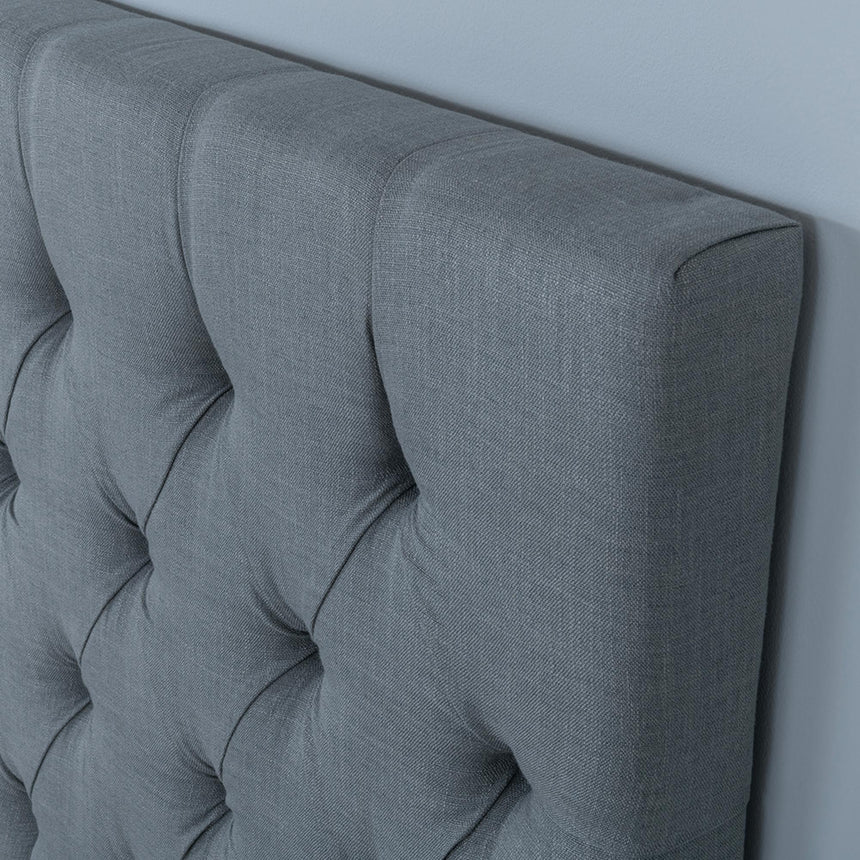Sandra Grey Fabric Ottoman Storage Bed-7