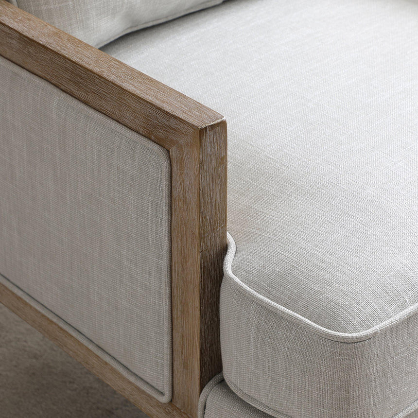 Beatrice Grey Fabric Armchair-7