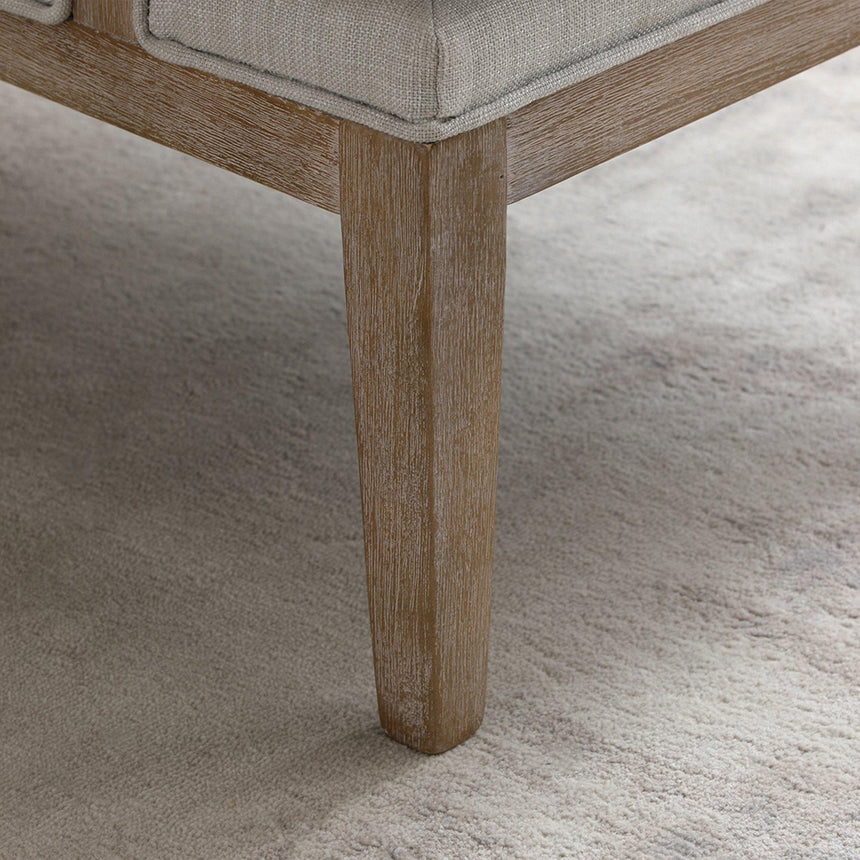 Beatrice Grey Fabric Armchair-9