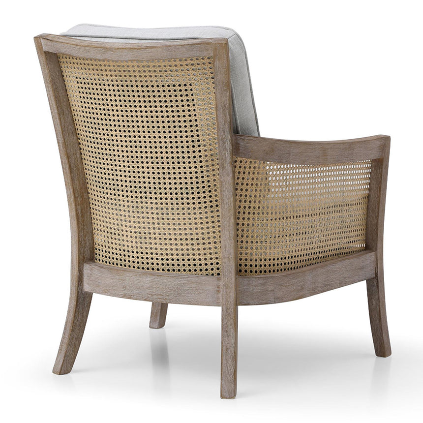 Cecilia Grey Fabric Armchair-5