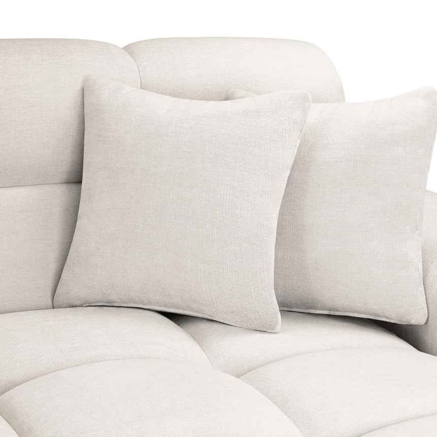 Jacob Cream Fabric Corner Sofa - LHF-5