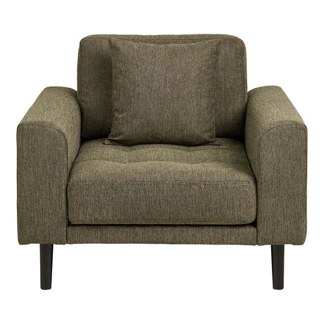 Lido Olive Green Fabric Lounge Armchair-2
