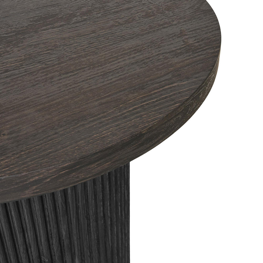 Boavista Dark Wood 8 Seater Oval Double Pedestal Dining Table - 210cm-2