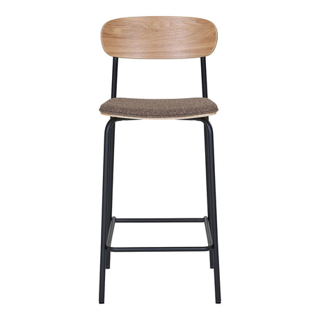 2 x Estepona Ash Wood Barstool with Back-2
