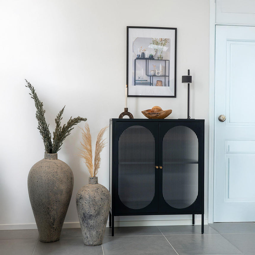 Adelaide Black Metal 2 Door Small Cabinet-6