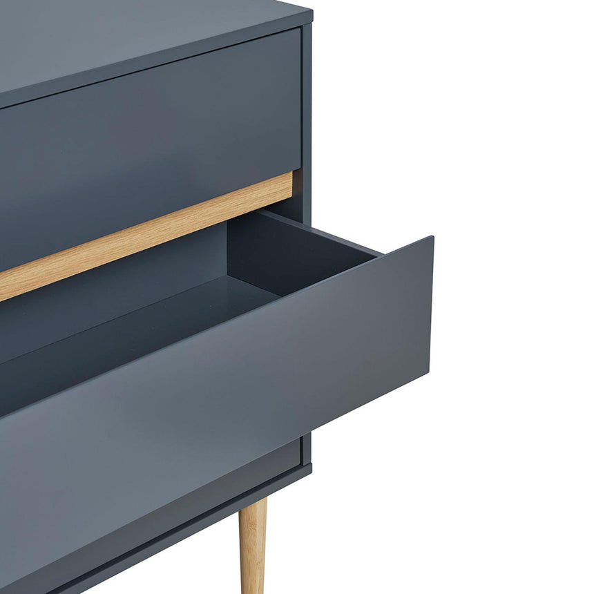 Bisley Dark Grey 3 Drawer Chest-5