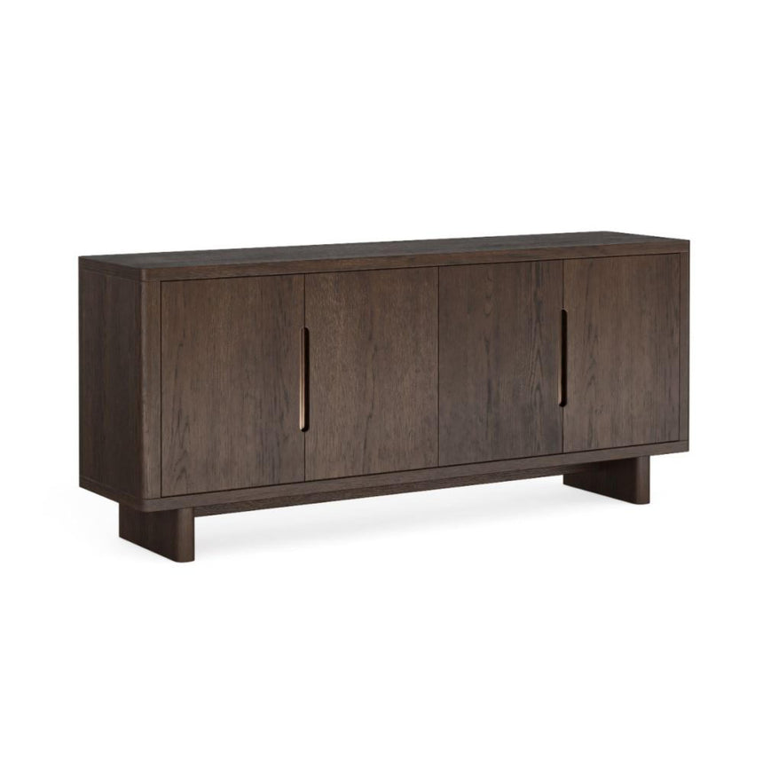 California Dark Oak 4 Door Large Sideboard - 160cm-4