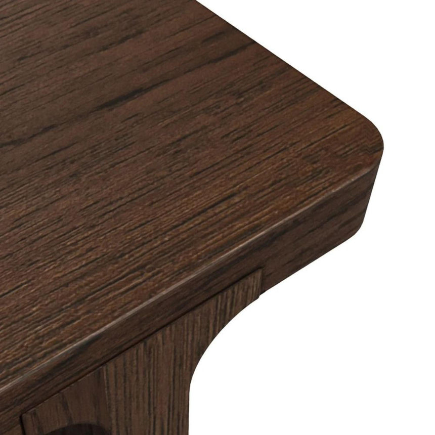 California Dark Oak 6 Seater Dining Table - 180cm-4