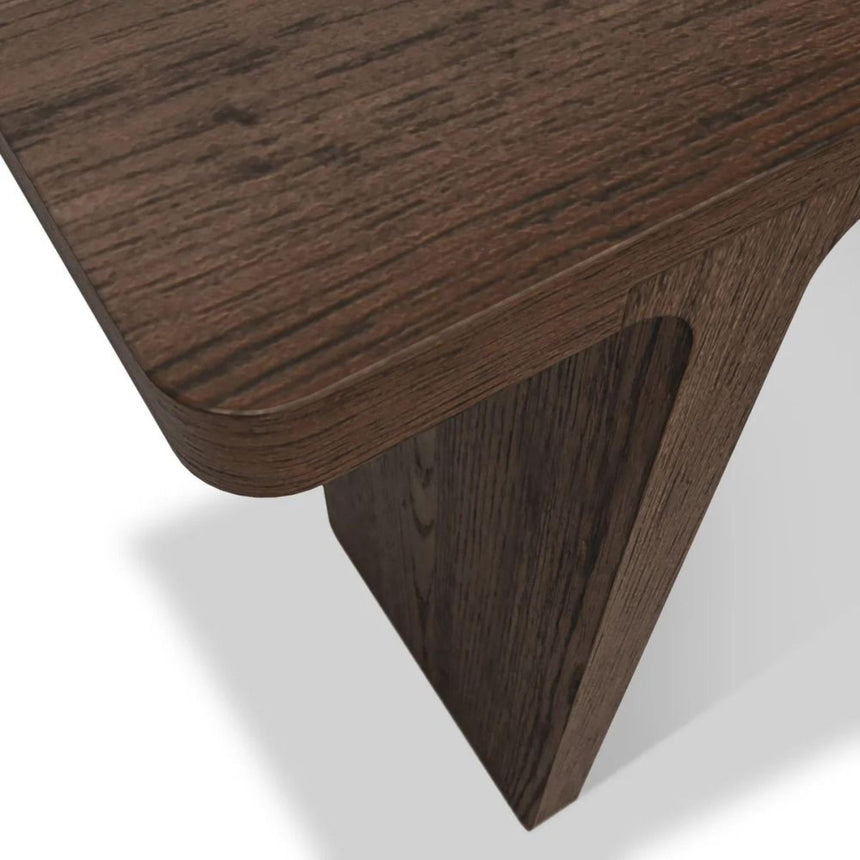 California Dark Oak Console Table-5