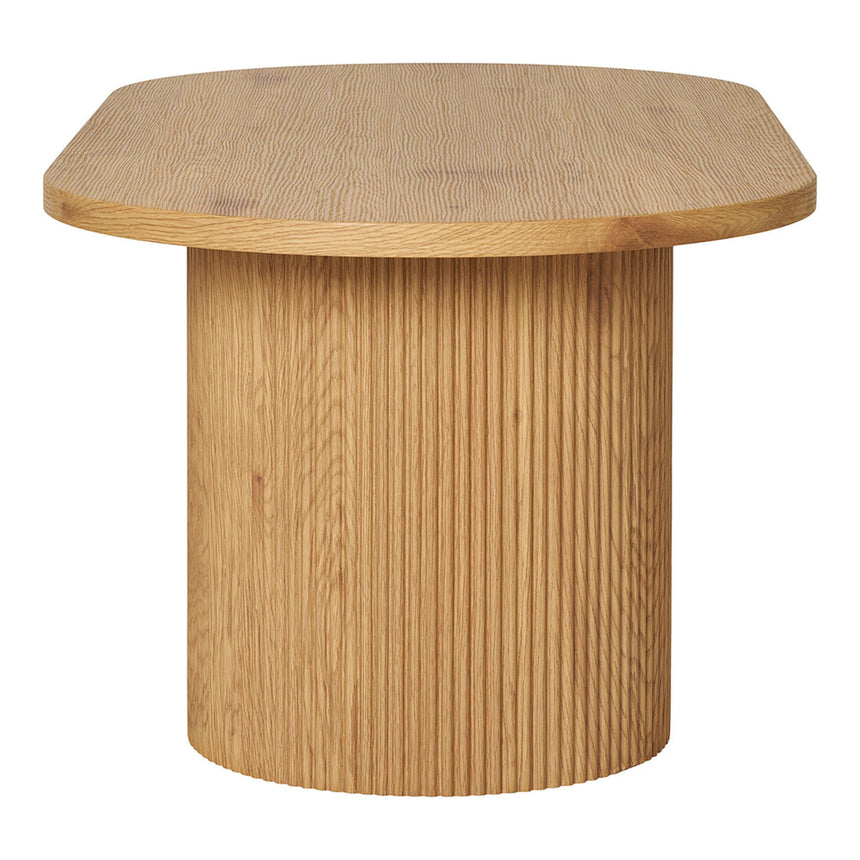 Boavista Natural Wood Oval Coffee Table-6