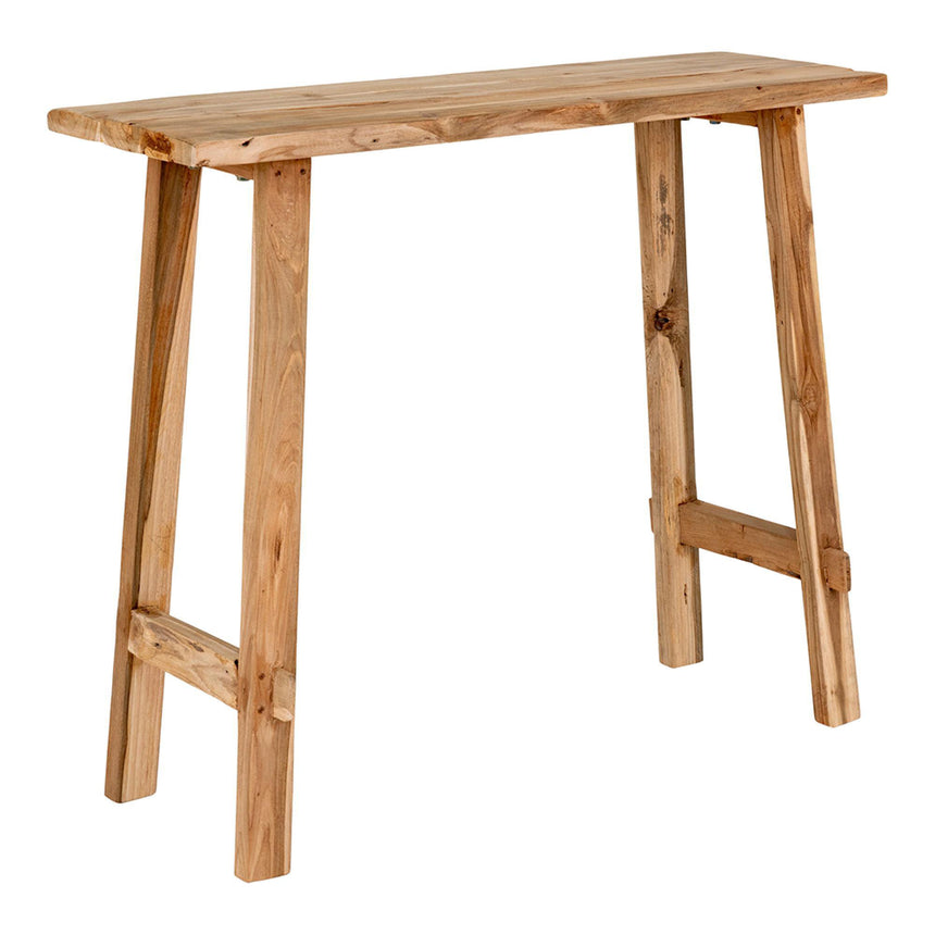 Girona Natural Teak Wood Console Table-3