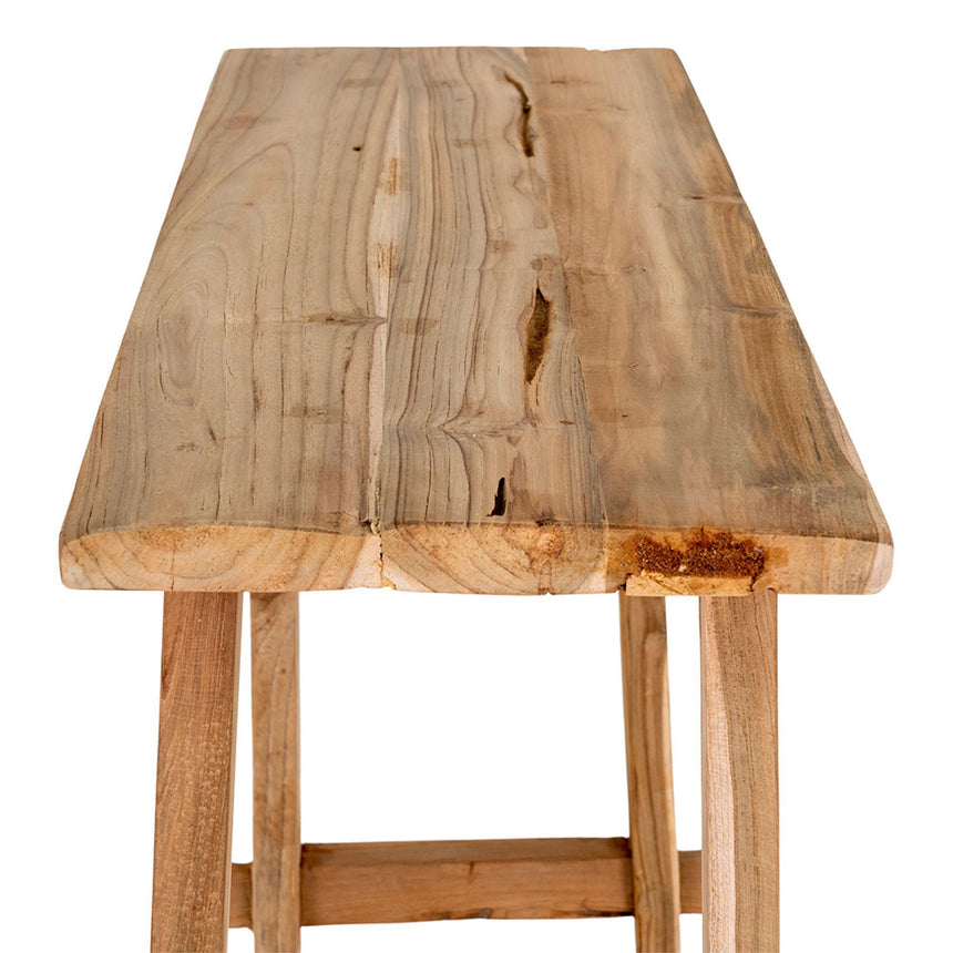 Girona Natural Teak Wood Console Table-6