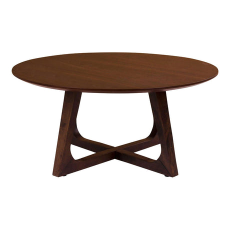 Hellerup Walnut Round Coffee Table-2