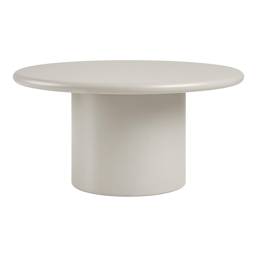 Nagano Concrete Effect Round Coffee Table-2