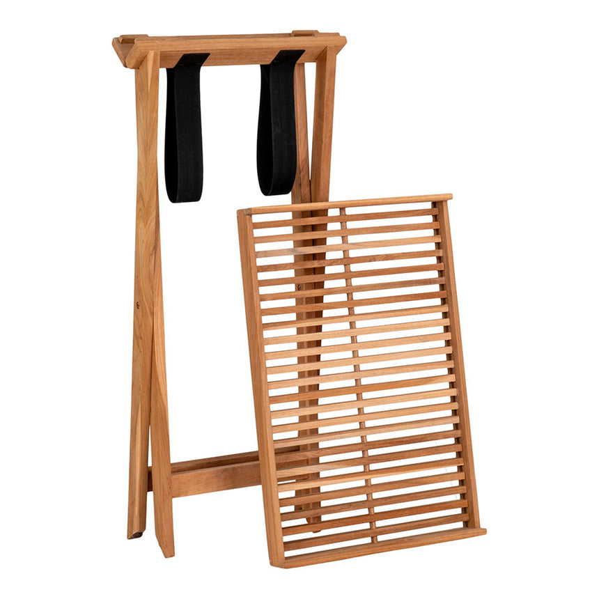 Ronda Teak Wood Large Tray Table-7
