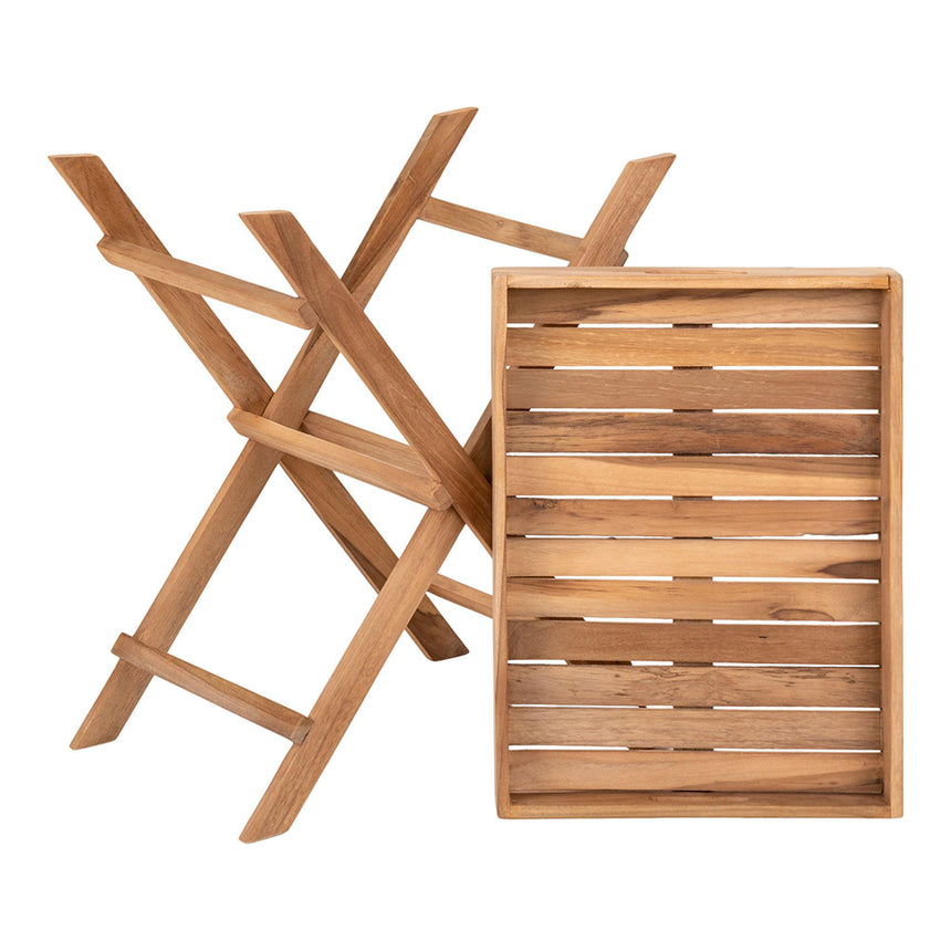 Ronda Teak Wood Small Tray Table-4