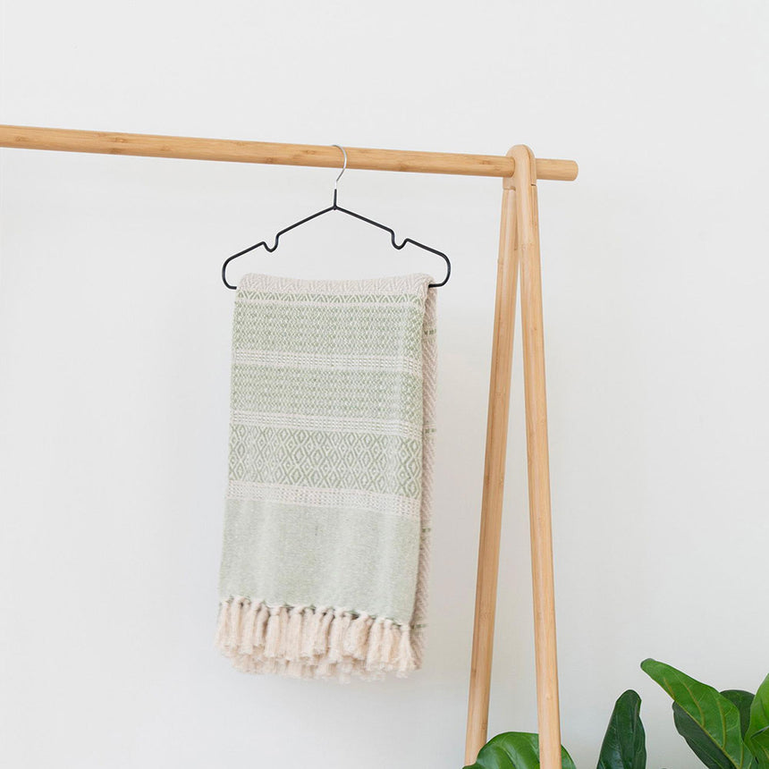 Manaus Natural Bamboo Clothes Rack-7