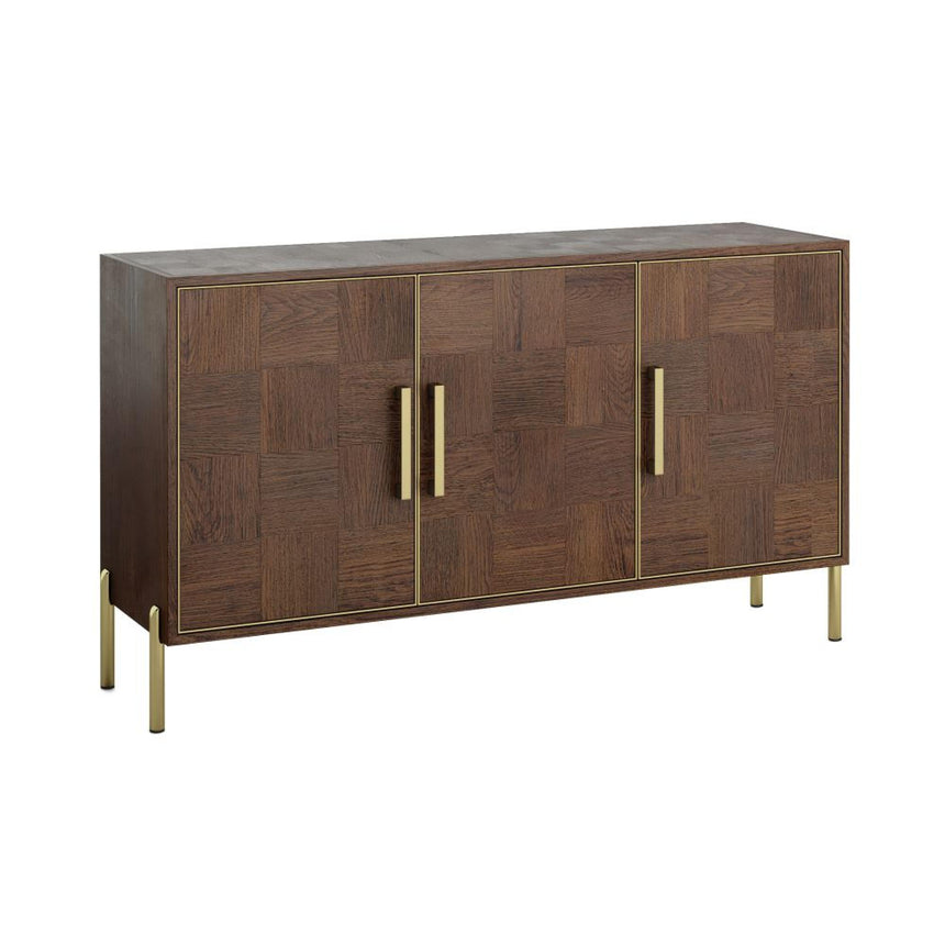 Gambit Dark Wood 3 Door Large Sideboard-2