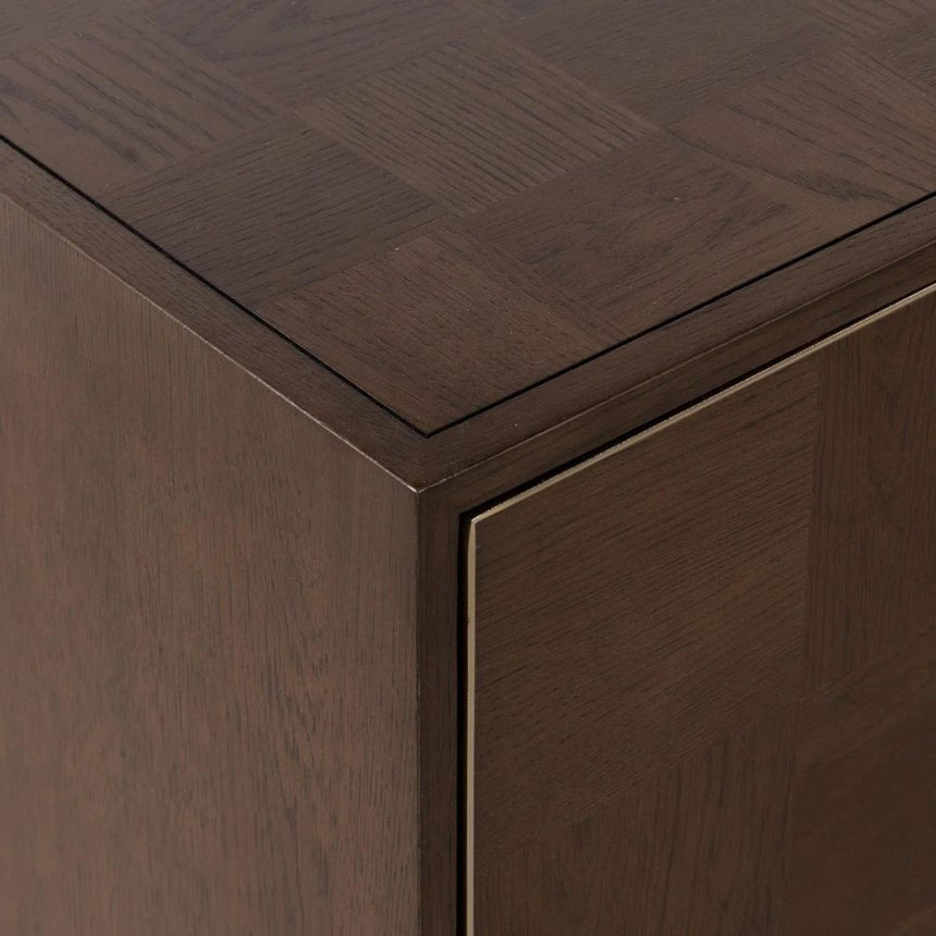Gambit Dark Wood 3 Door Large Sideboard-3