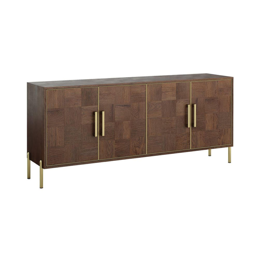 Gambit Dark Wood 4 Door Extra Large Sideboard-2
