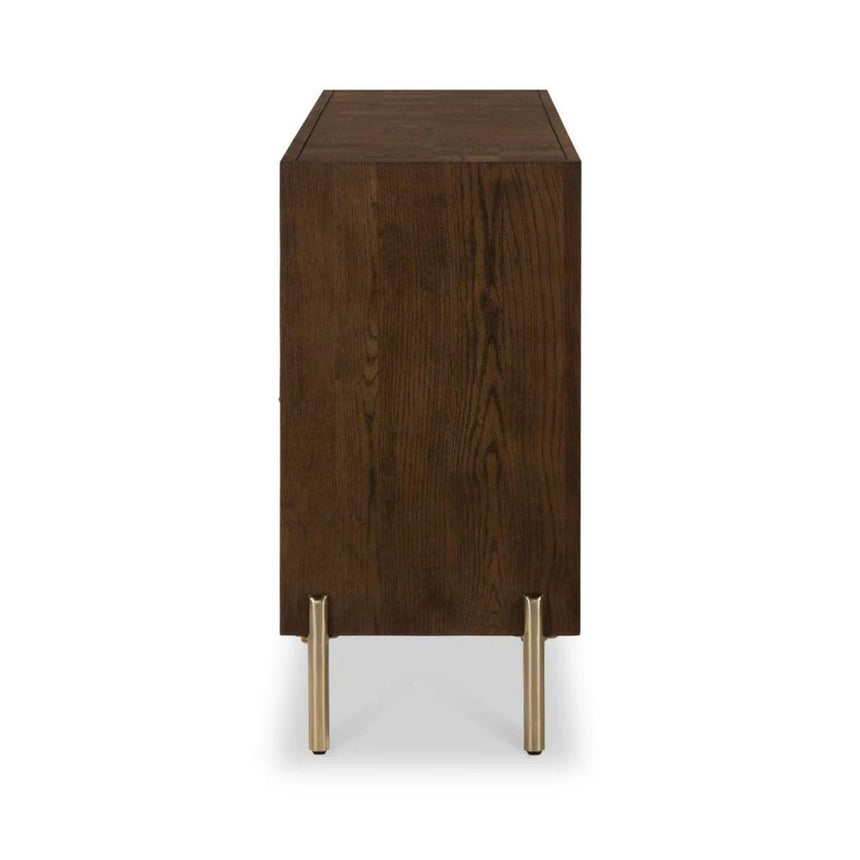 Gambit Dark Wood 4 Door Extra Large Sideboard-3