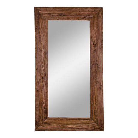 Granada Natural Teak Antique Mirror - 101cm x 180cm-2