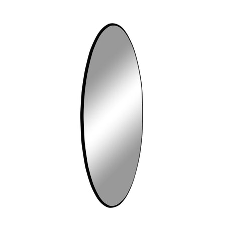 Jersey Black Round Wall Mirror - 80cm x 80cm-2