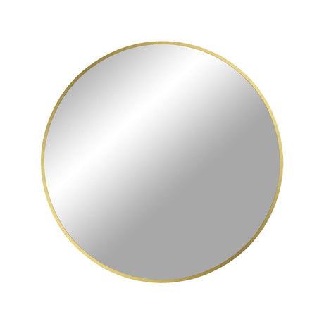 Madrid Brass Finish Round Wall Mirror - 60cm x 60cm-2