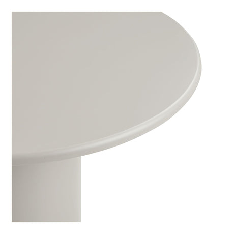 Nagano Concrete Effect 4 Seater Round Pedestal Dining Table - 120cm-2