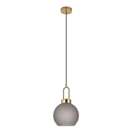 Luton Brass Ball Shaped Pendant Light-2