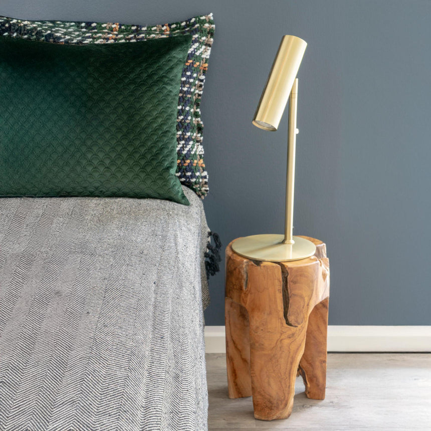Yacolt Brass Steel Table Lamp-6