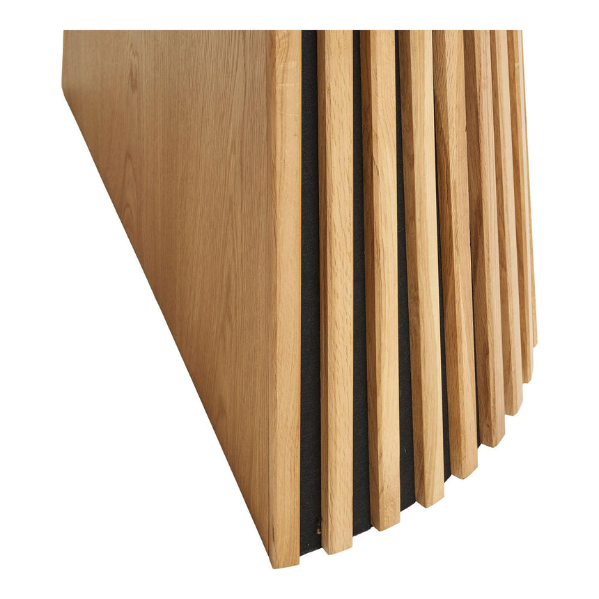Osaka Oak 4-10 Seater Round Extending Dining Table with Slatted Base-4
