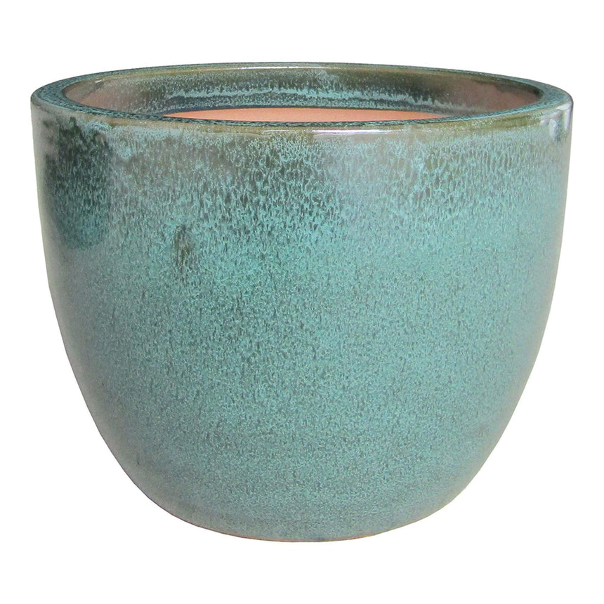 Burnley Dark Green Fiberclay Set of 3 Pots-5