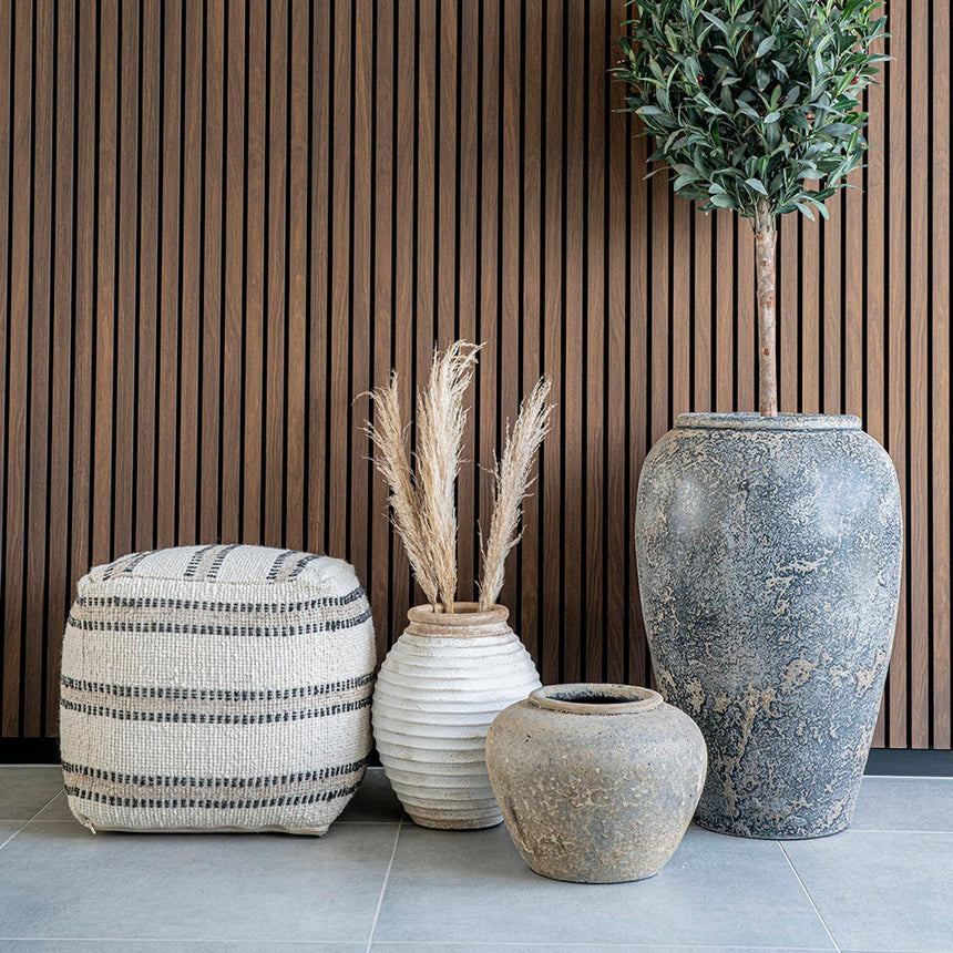 Capelo Grey Terracotta Decoration Pot - 47cm x 69cm-2