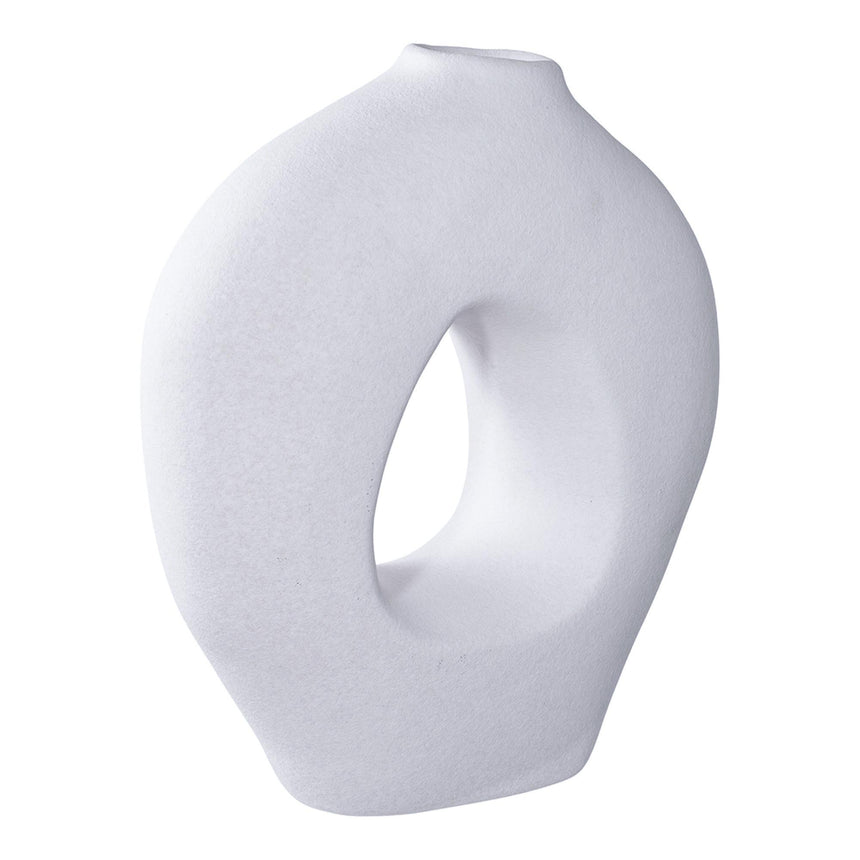 White Ceramic Vase-2