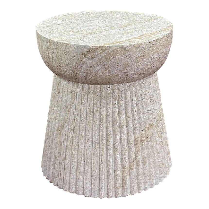 Bonn Natural Round Side Table-2