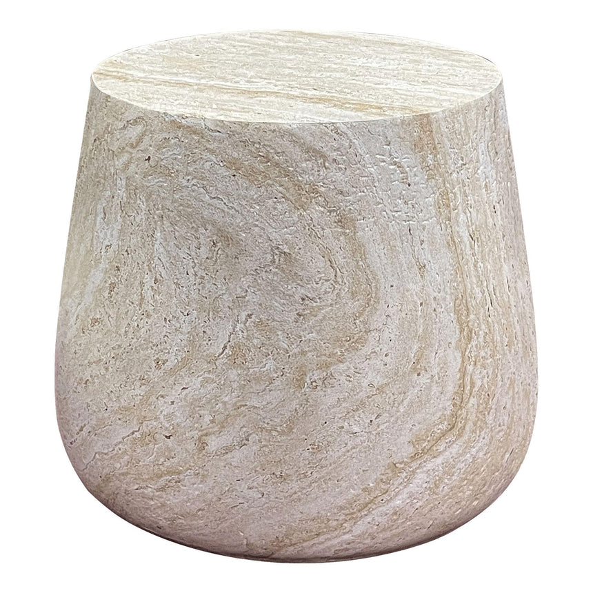 Bonn Natural Round Large Side Table-2