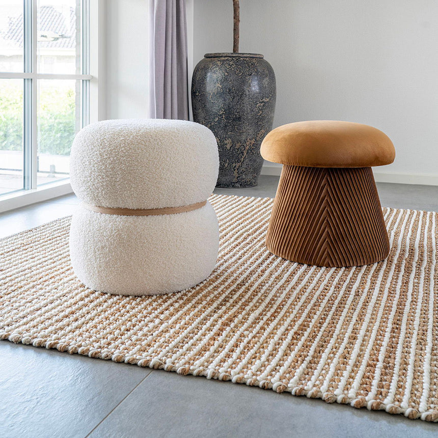 Avadi Natural and Ivory Rug - 300cm x 200cm-2