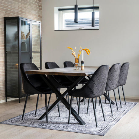 Havana Black and White Rug - 230cm x 160cm-2