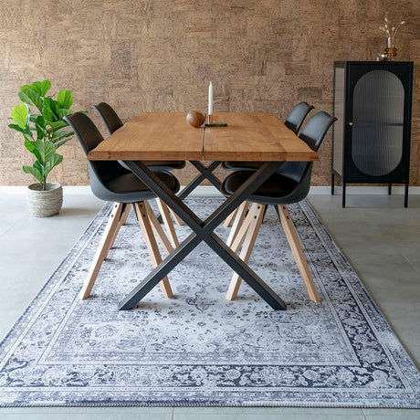 Havana Black and White Rug - 300cm x 200cm-2