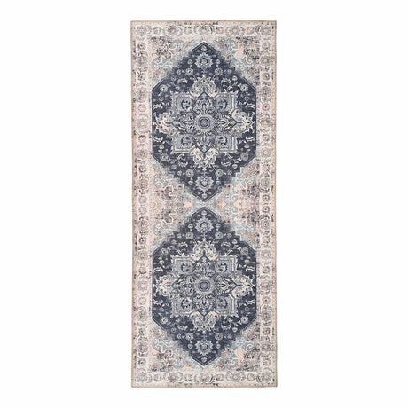 Havana Blue Hallway Runner - 200cm x 80cm-2