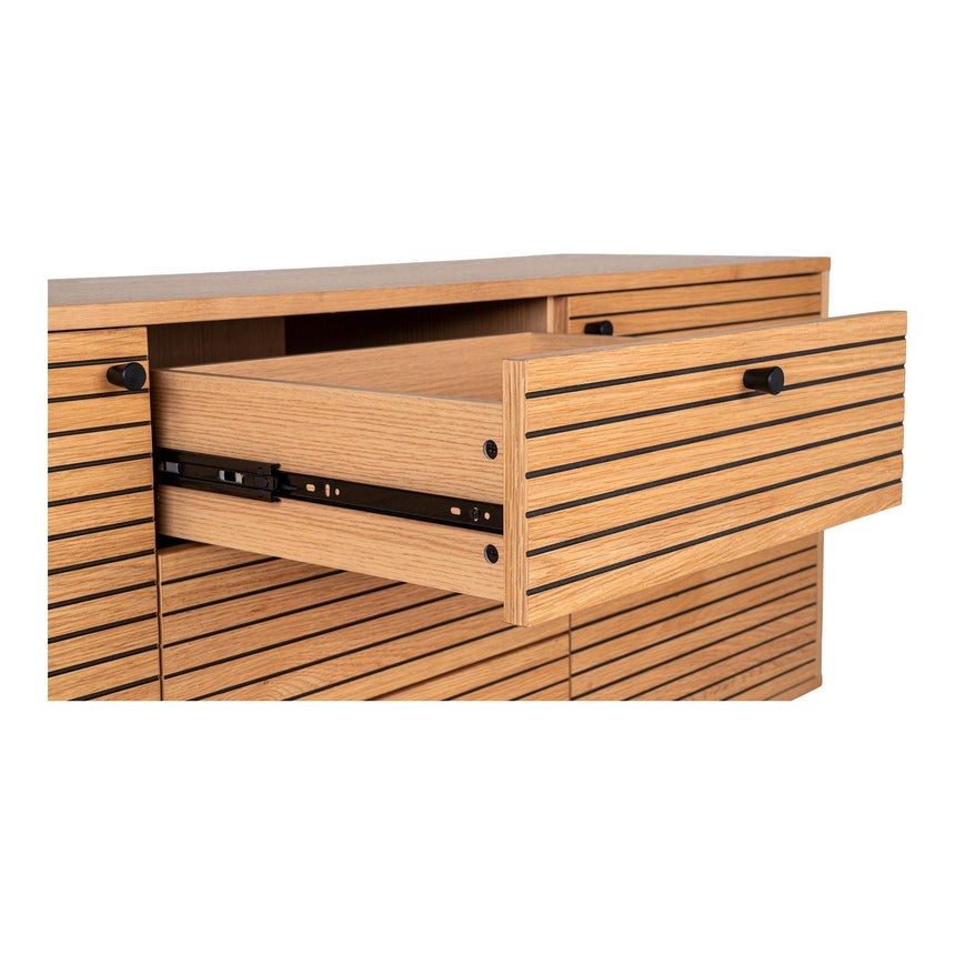 Kyoto Oak 2 Door Medium Sideboard - 150cm-6