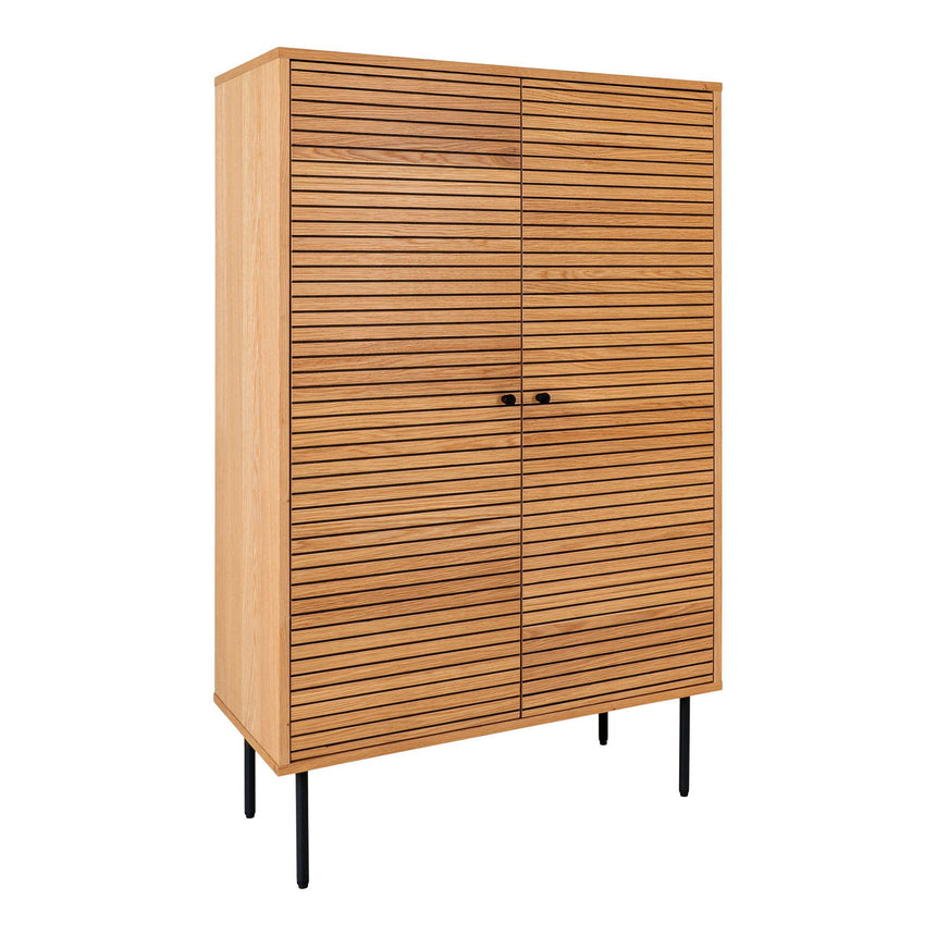 Kyoto Oak 2 Door Hall Cabinet-3