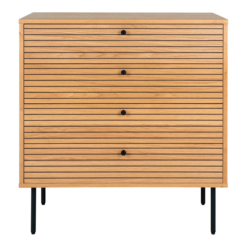 Kyoto Oak 4 Drawer Chest-6