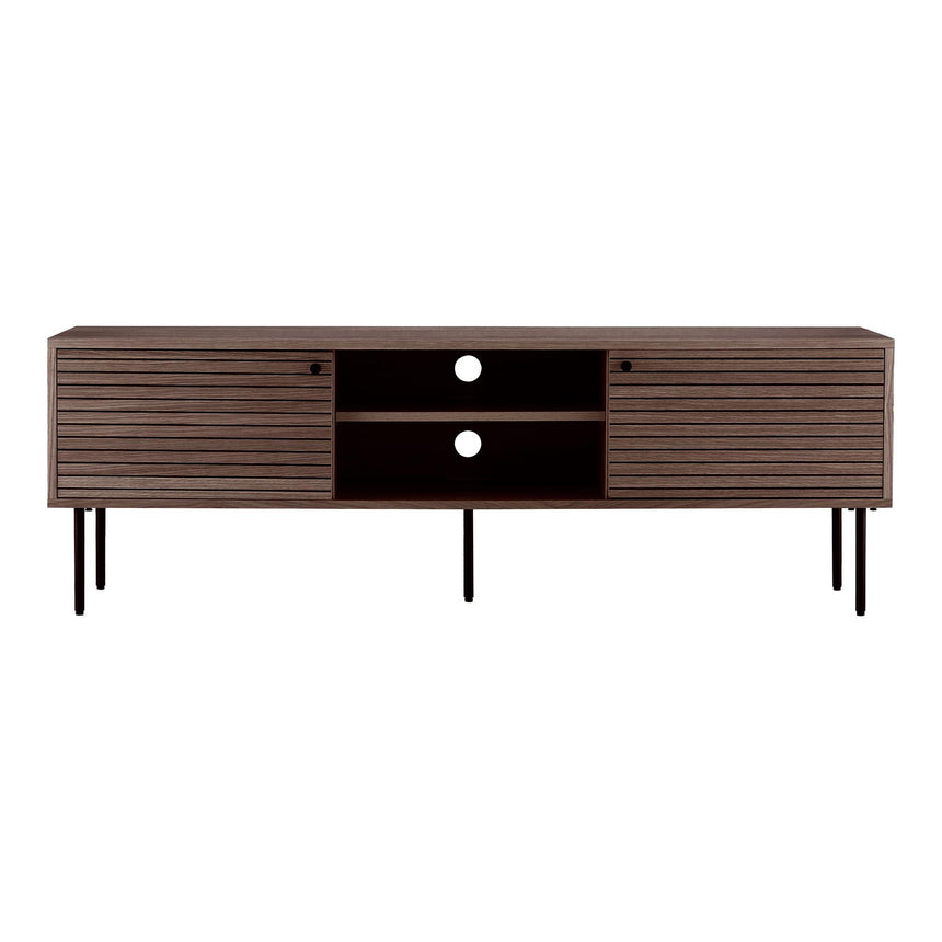 Kyoto Smoked Oak 150cm Storage Large TV Unit-2